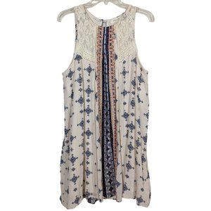 TAYLOR‎ & SAGE sleeveless Bohemian lace comfortable summer dress size L